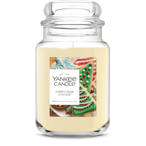 Yankee Candle Sparkling Cinnamon, Christmas Scented Candle, 22oz Large Jar with up to 150 Hour Burn Time, Giftable