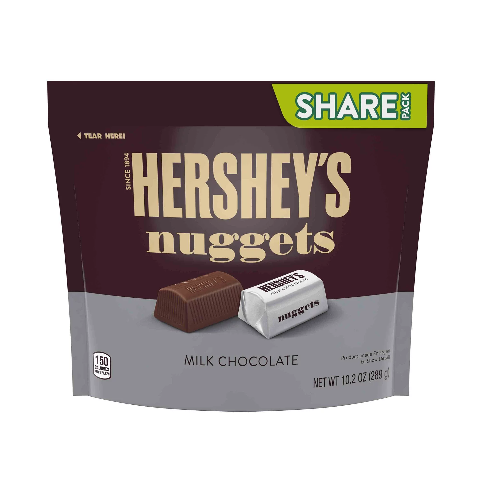 HERSHEY'S NUGGETS Milk Chocolate Candy, 10.2 oz, 3 Pack