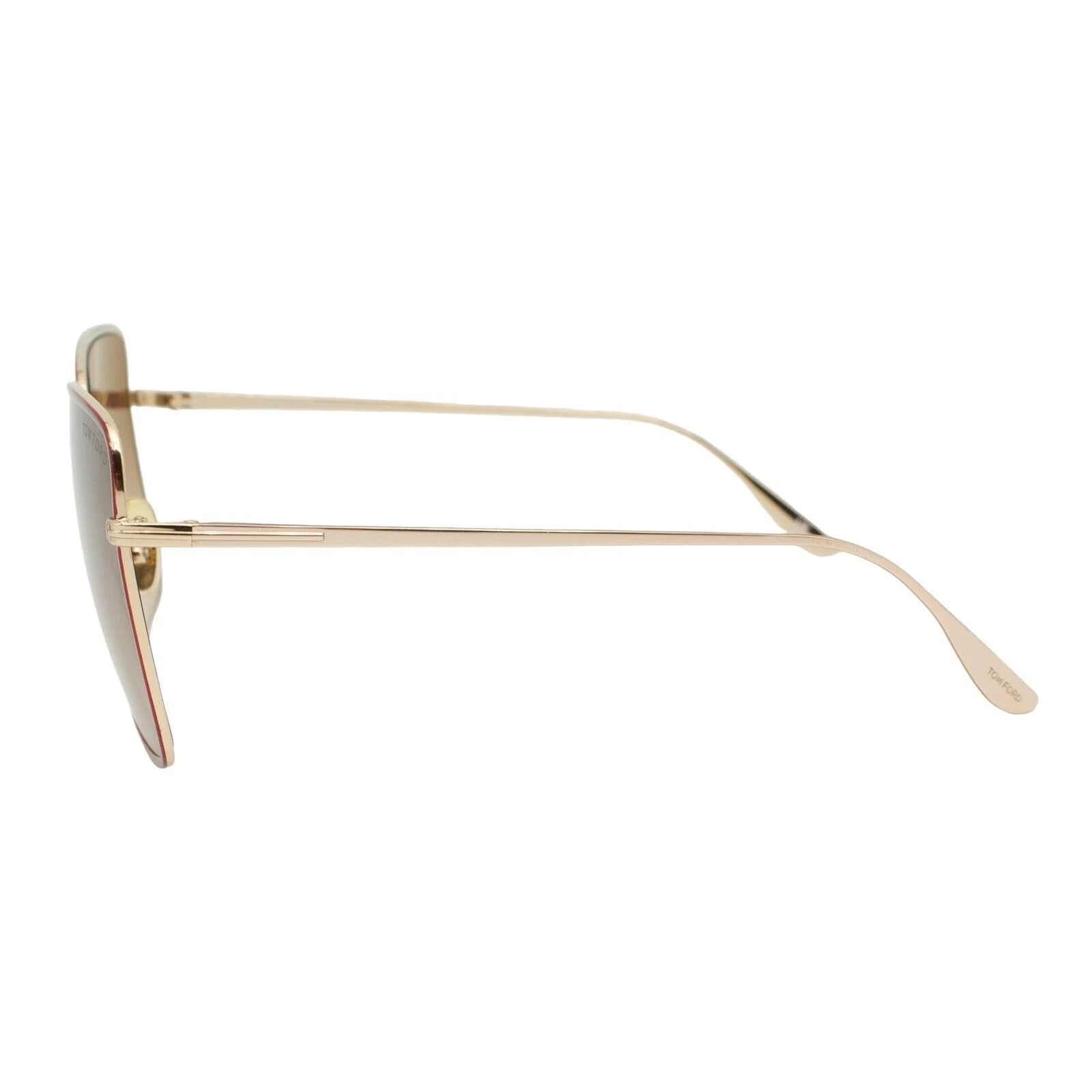 Tom Ford Heather 739 69F Rose Gold Brown Gradient Women's Sunglasses 60-17-140