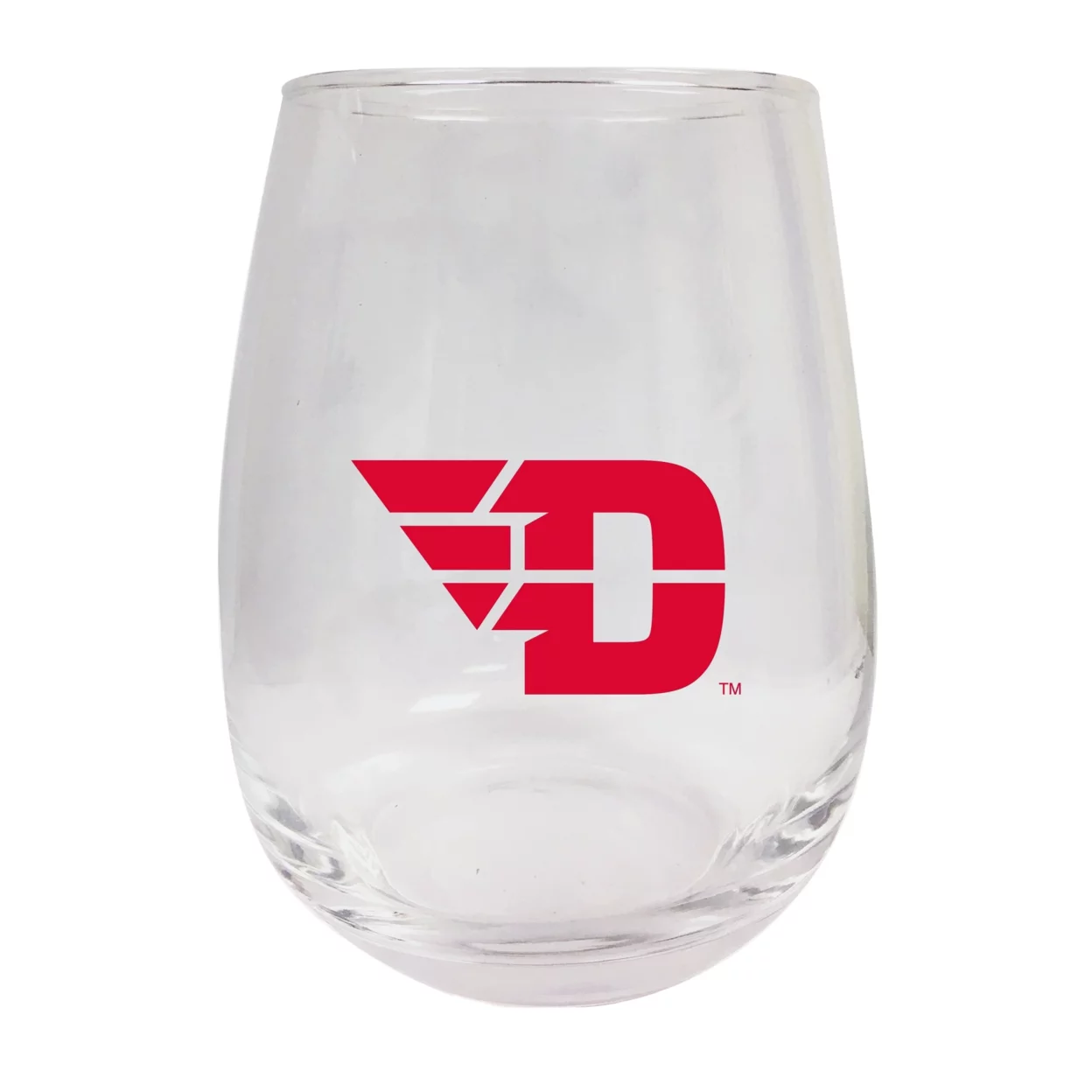 Dayton Flyers 9 oz Stemless Wine Glass