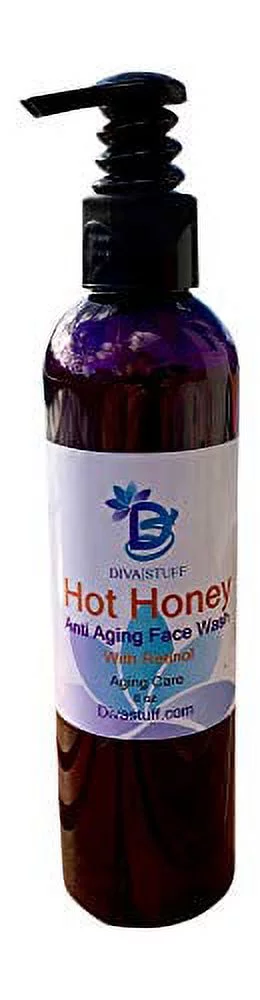 Hot Honey Anti Aging Face Wash with Retinol, African Black Soap.Honey & More, Diva Stuff