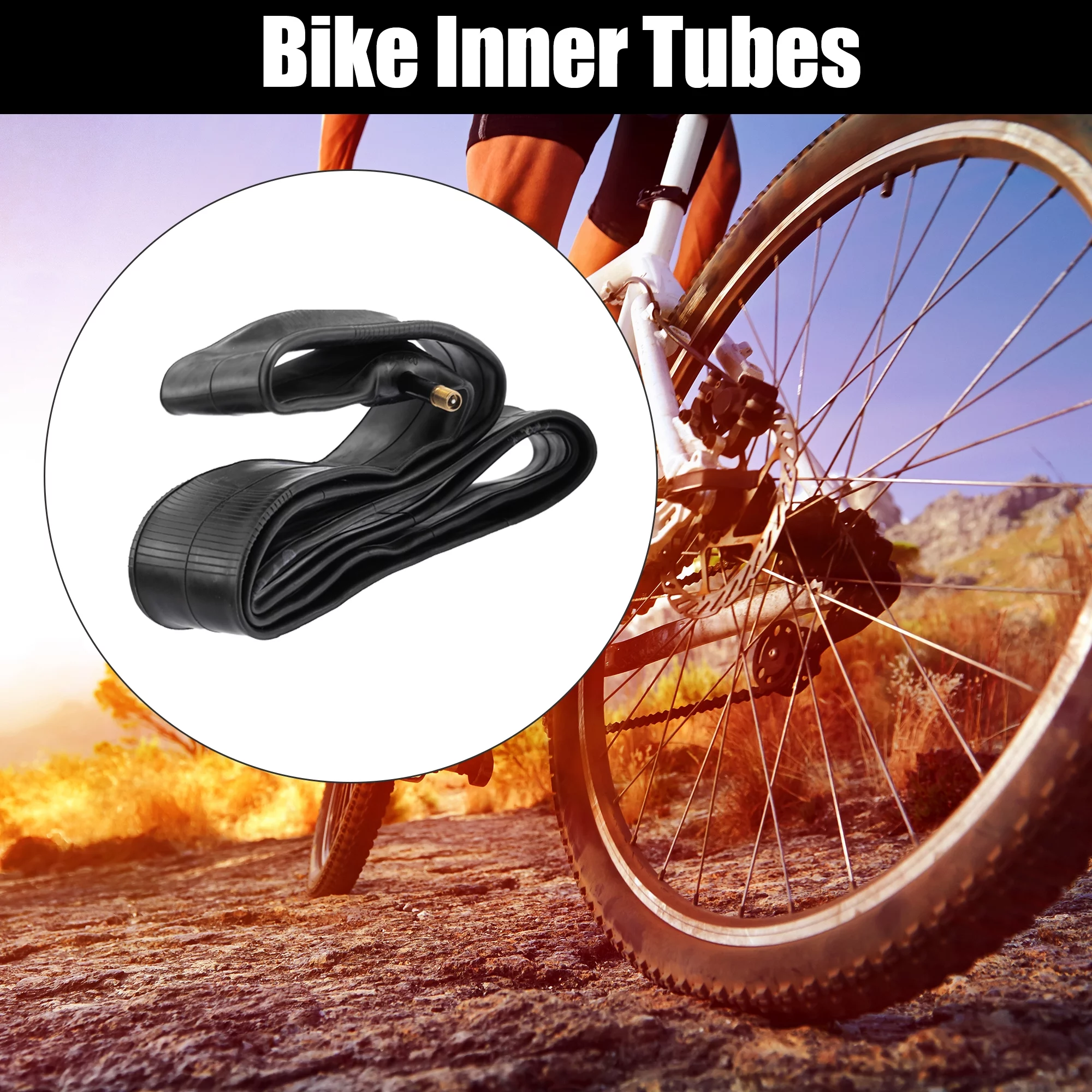 Unique Bargains 3 Pcs 20 inch Bike Inner Tube 20