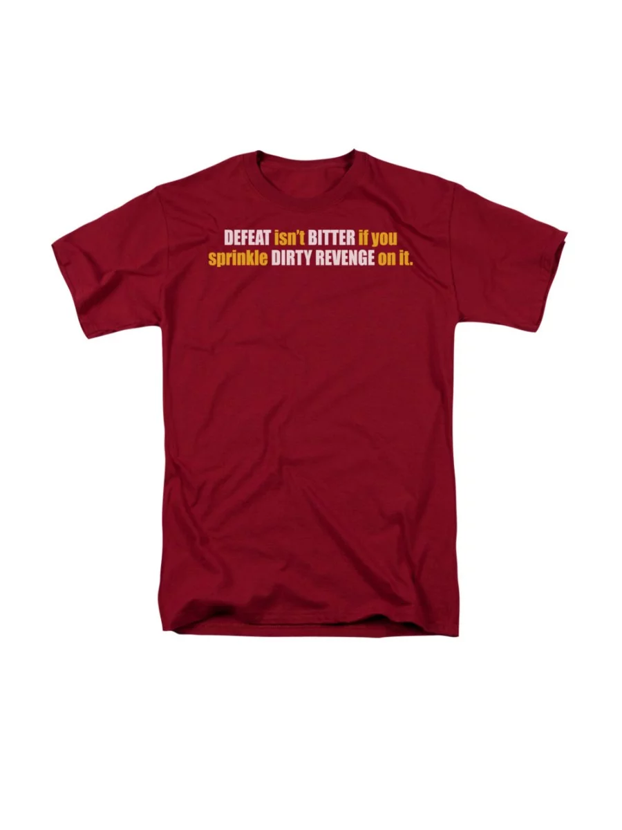 Defeat Isn't Bitter Funny Humorous Revenge Saying Novelty Adult T-Shirt Tee