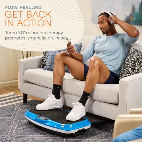 Lifepro Vibration Plate Exercise Machine with Magnetic Acupoints - Full Body Vibration Platform for Beginners and Recovery - Ideal Lymphatic Drainage Massager for Muscle Toning and Overall Fitness