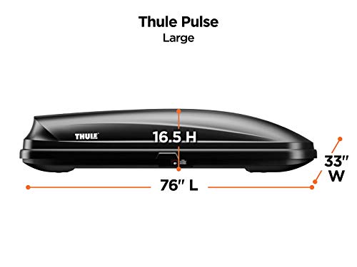 Thule 614 Pulse Cargo Box, Medium, Black