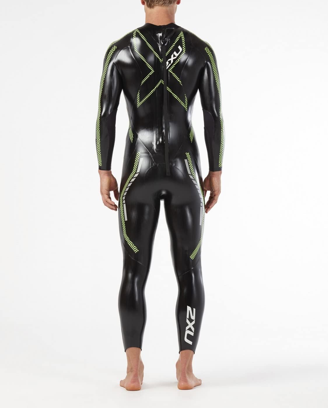 2XU Men's Propel Pro Wetsuit (Black/Green, SM)