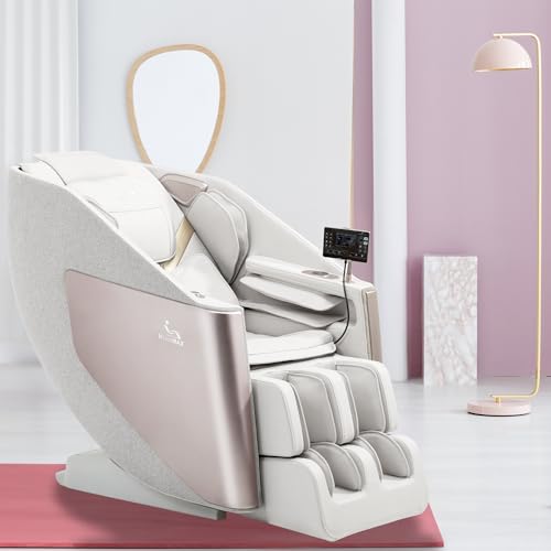 MassaMAX 2025 A305 Massage Chair Full Body, Zero Gravity SL-Track Shiatsu Massage Recliner Chair with Heat, AI Control, Body Scan and Calfrest Extension, Fully Assembled, Golden