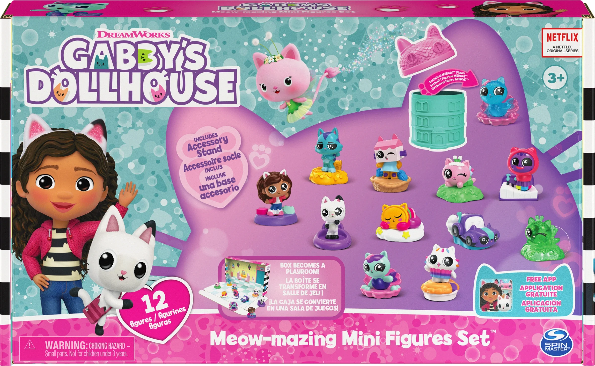 Gabbyâs Dollhouse, Meow-mazing Mini Figures 12-Pack ( ), Kids Toys for Ages 3 and up