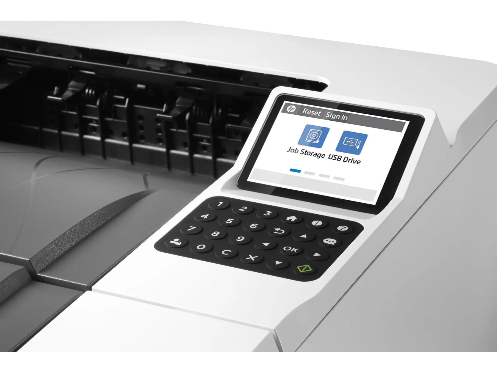 HP LaserJet Enterprise M406dn Laser Printer, Black And White Mobile Print Up to