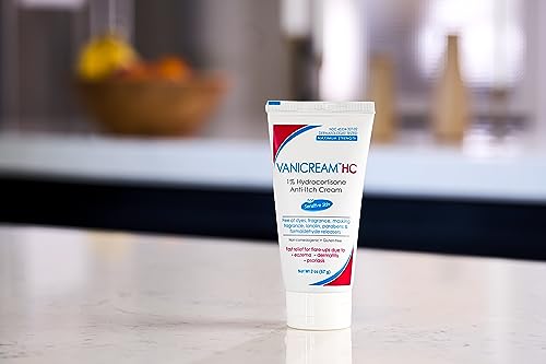 Vanicream 1% Hydrocortisone Anti-Itch Cream - 2 oz - Maximum OTC-Strength Formula for Sensitive Skin