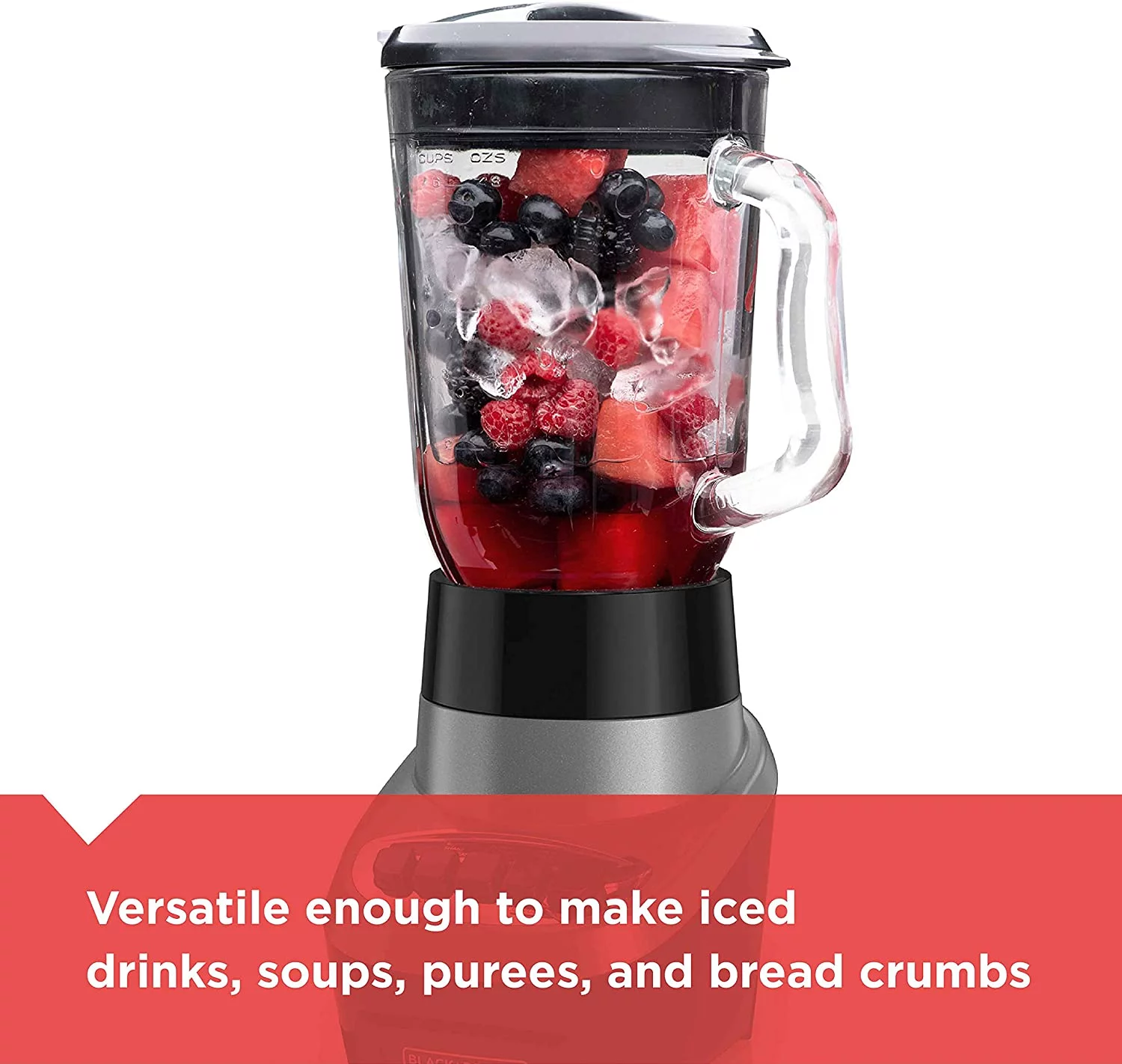 BL1220SG, 6-Cup, Black/Silver