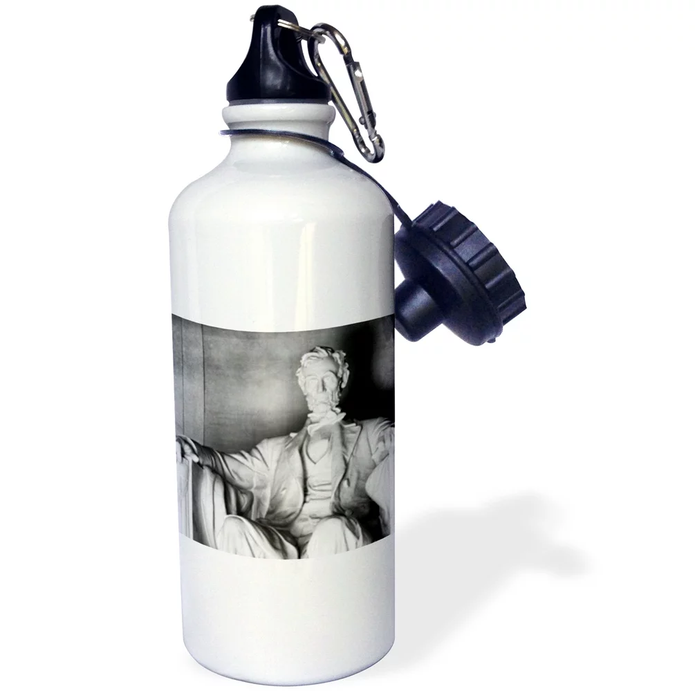 3dRose USA, Washington, DC. Lincoln Memorial. - Water Bottle, 21-ounce