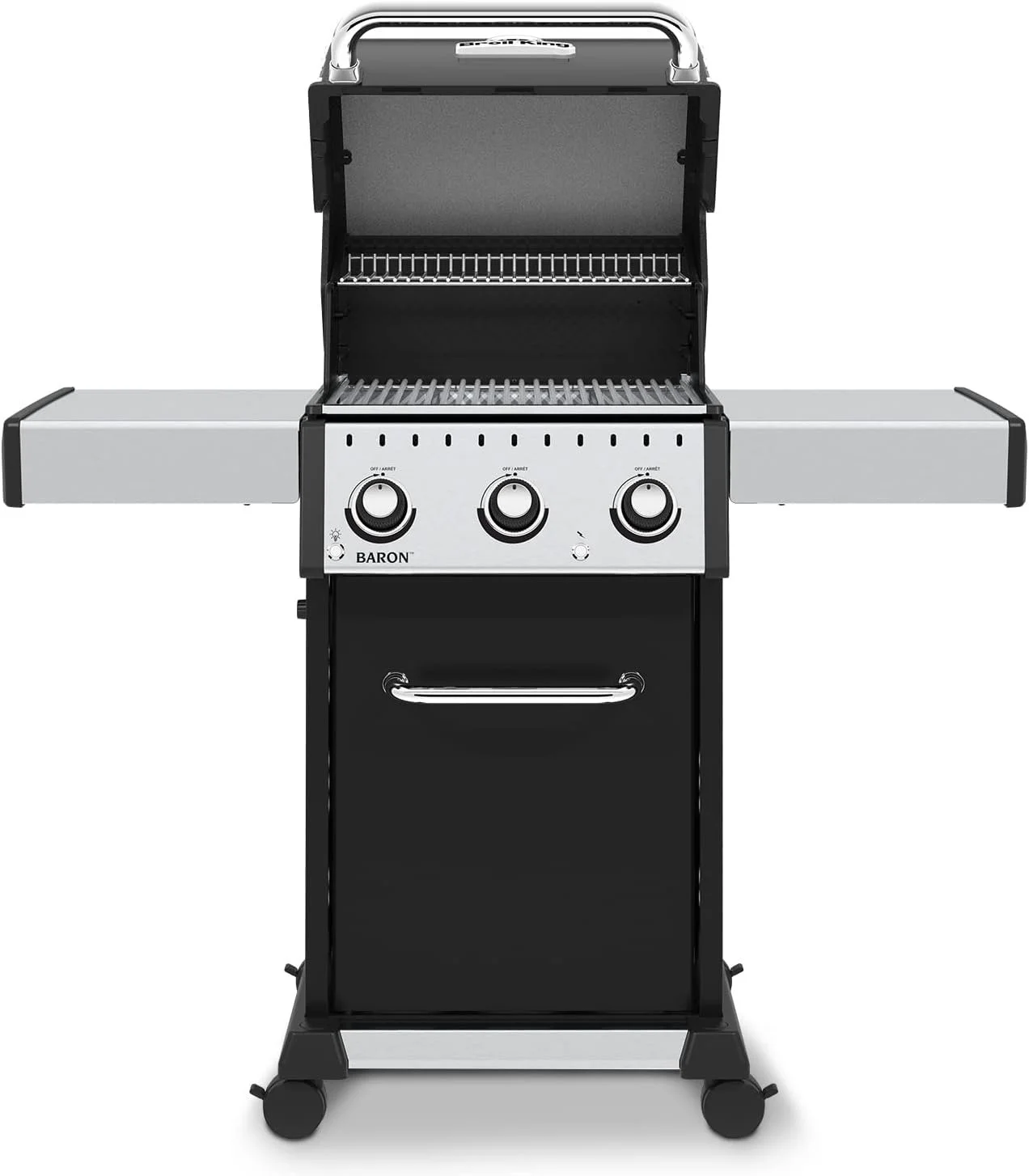 Broil King, Baron 320 Pro, 874214, Liquid Propane LP, Silver, Black