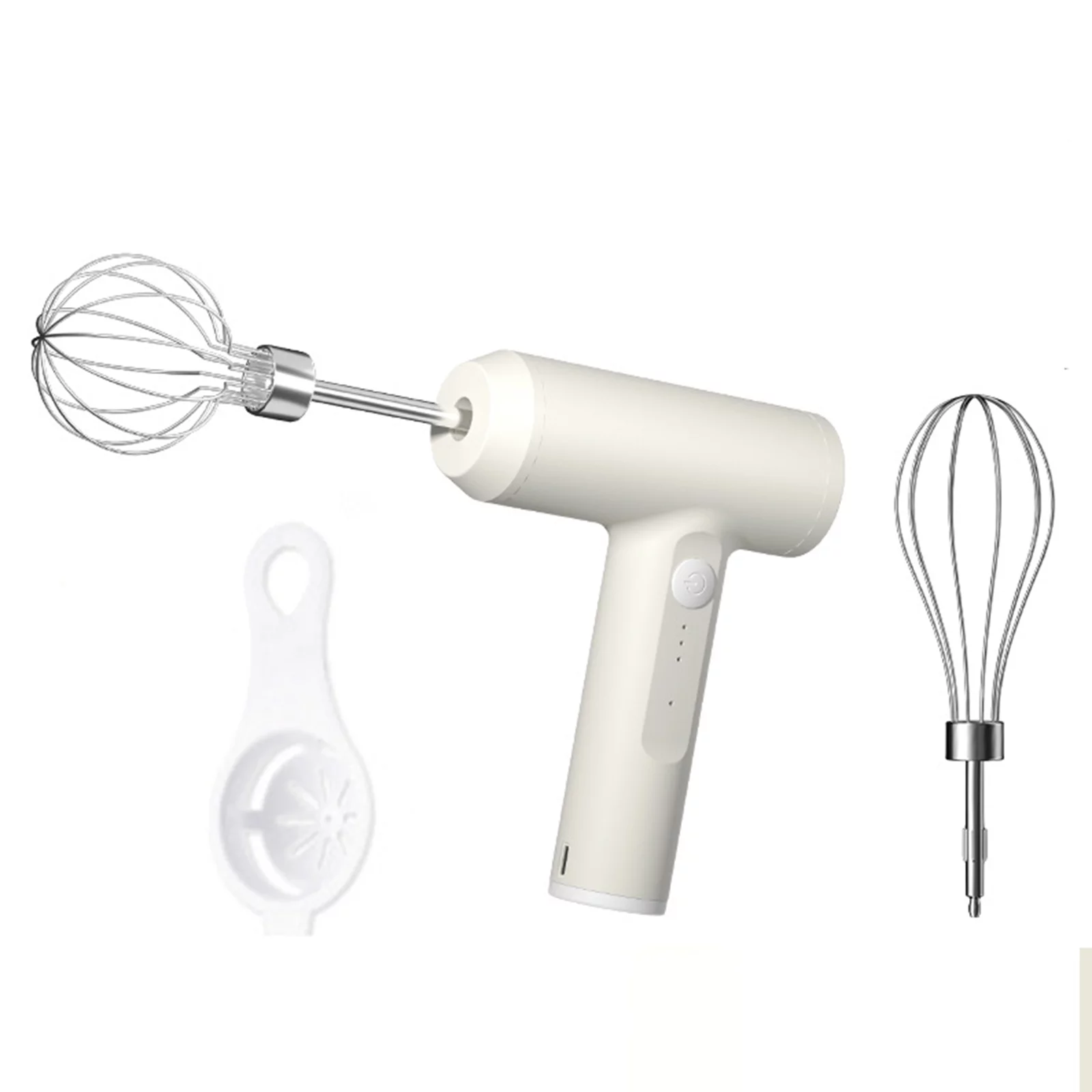 Shinysix Electric Beater Two Wire Beaters Handheld Mixer with Egg Separator for Baking Cake Egg Cream