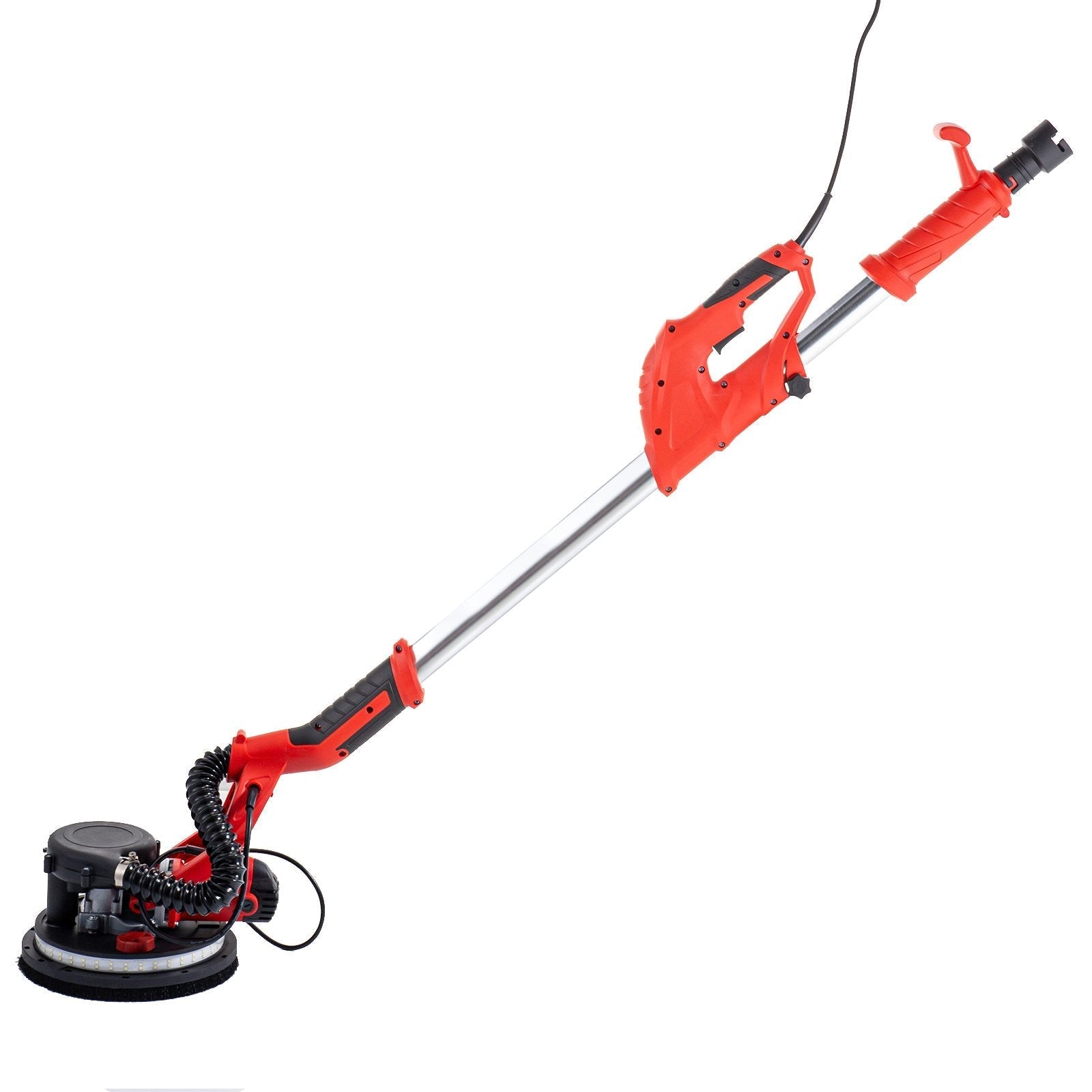 Powerful 9′′ Electric Drywall Ceiling Pole Sander Dustless Vacuum W/ LED