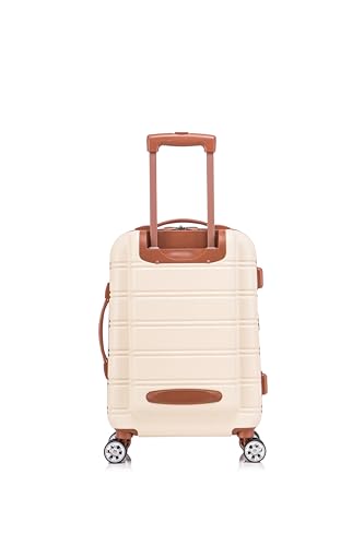 Rockland Melbourne Hardside Expandable Luggage with Spinner Wheels, 2TONENAVY, 2 Piece (20/28)