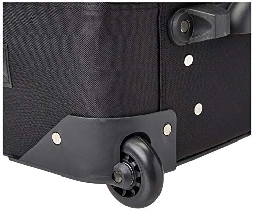 Rockland Fashion Softside Upright Luggage Set, Expandable, Black Plaid, 2-Piece (14/19)