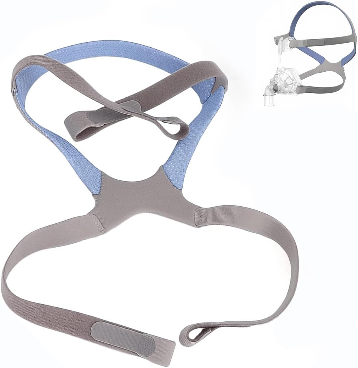 Replacement Universal Nasal Guard Headgear, Replacement Headgear for Mirage FX Nasal Guard, Breathing Machine Accessory for Mirage FX Elastic Fabric Strap (Headgear Only)