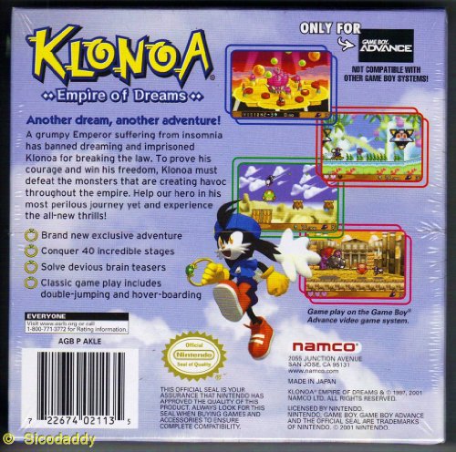Klonoa: Empire of Dreams - Game Boy Advance