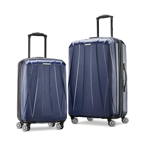 Samsonite Centric 2 Hardside Expandable Luggage with Spinner Wheels, Black, Carry-On 20-Inch