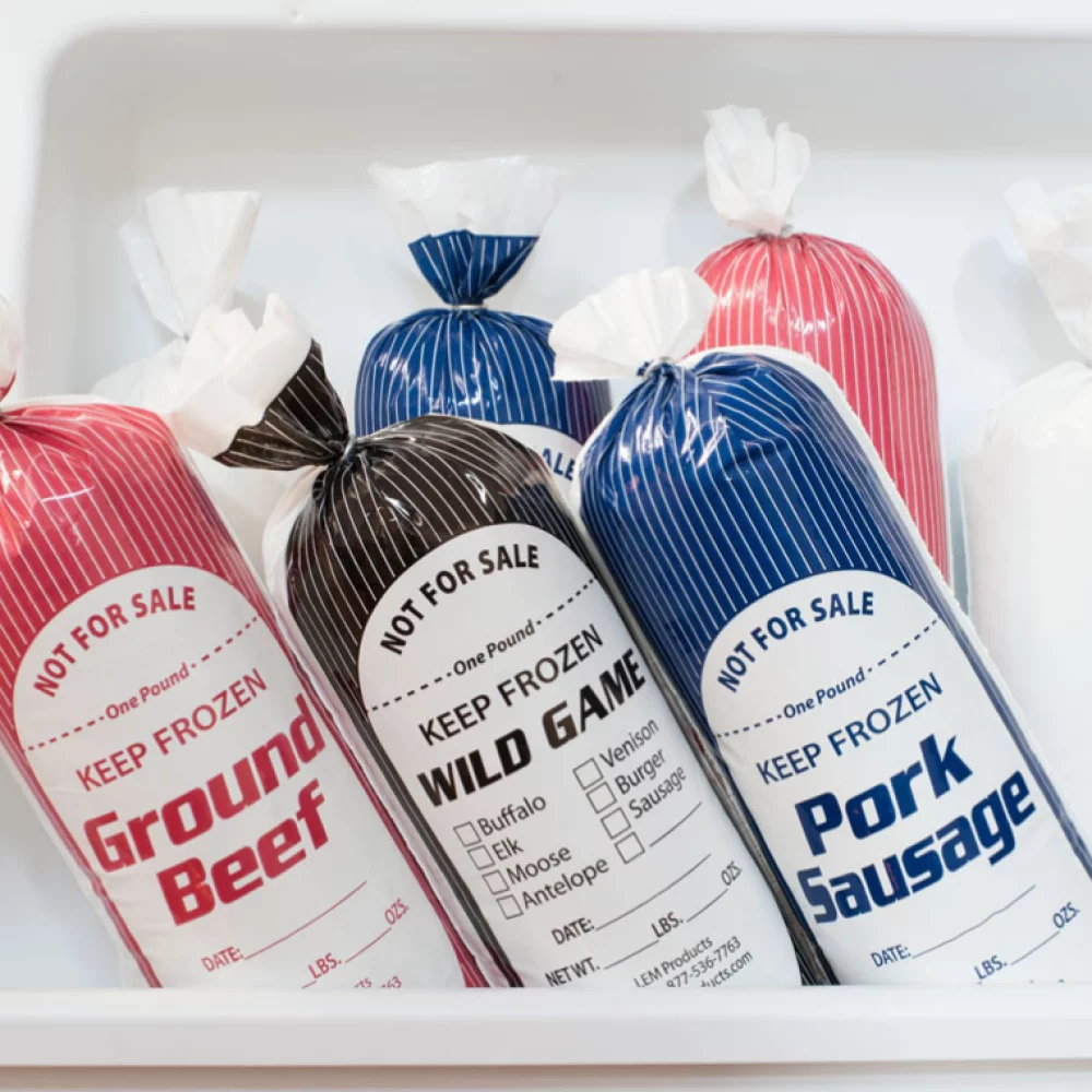 LEM 1 lb. Ground Beef Bags |1000 Count