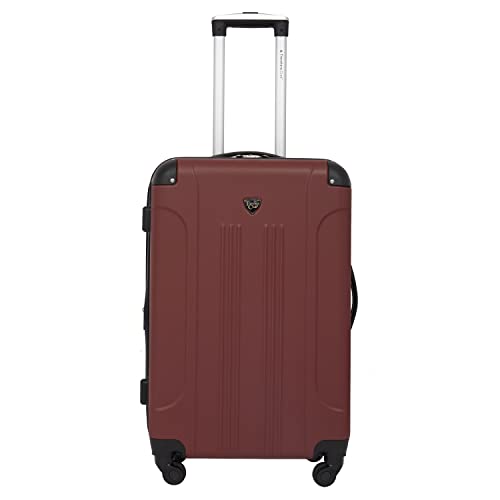 Travelers Club Chicago Hardside Expandable Spinner Luggage, Teal, 20