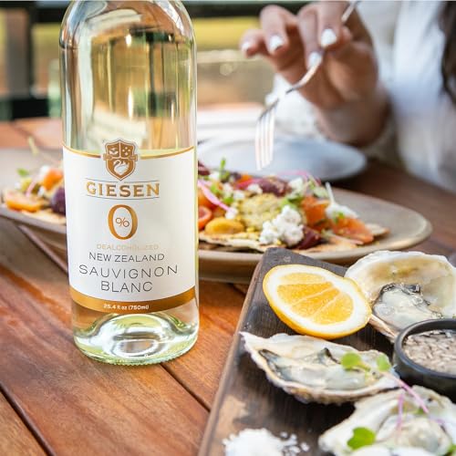 Giesen Non-Alcoholic Sauvignon Blanc - Premium Dealcoholized White Wine from New Zealand