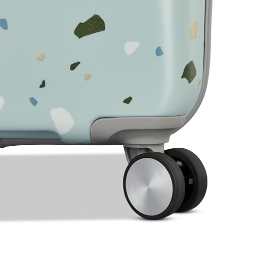 American Tourister Moonlight Hardside Expandable Luggage with Spinner Wheels, Blue Terazzo, 2-Piece Set (20/28)