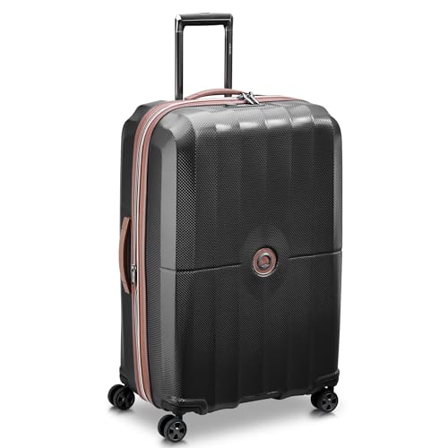 DELSEY PARIS Carrousel Hardside Expandable Luggage with Spinner Wheels, Navy, Carry-on 21 Inch