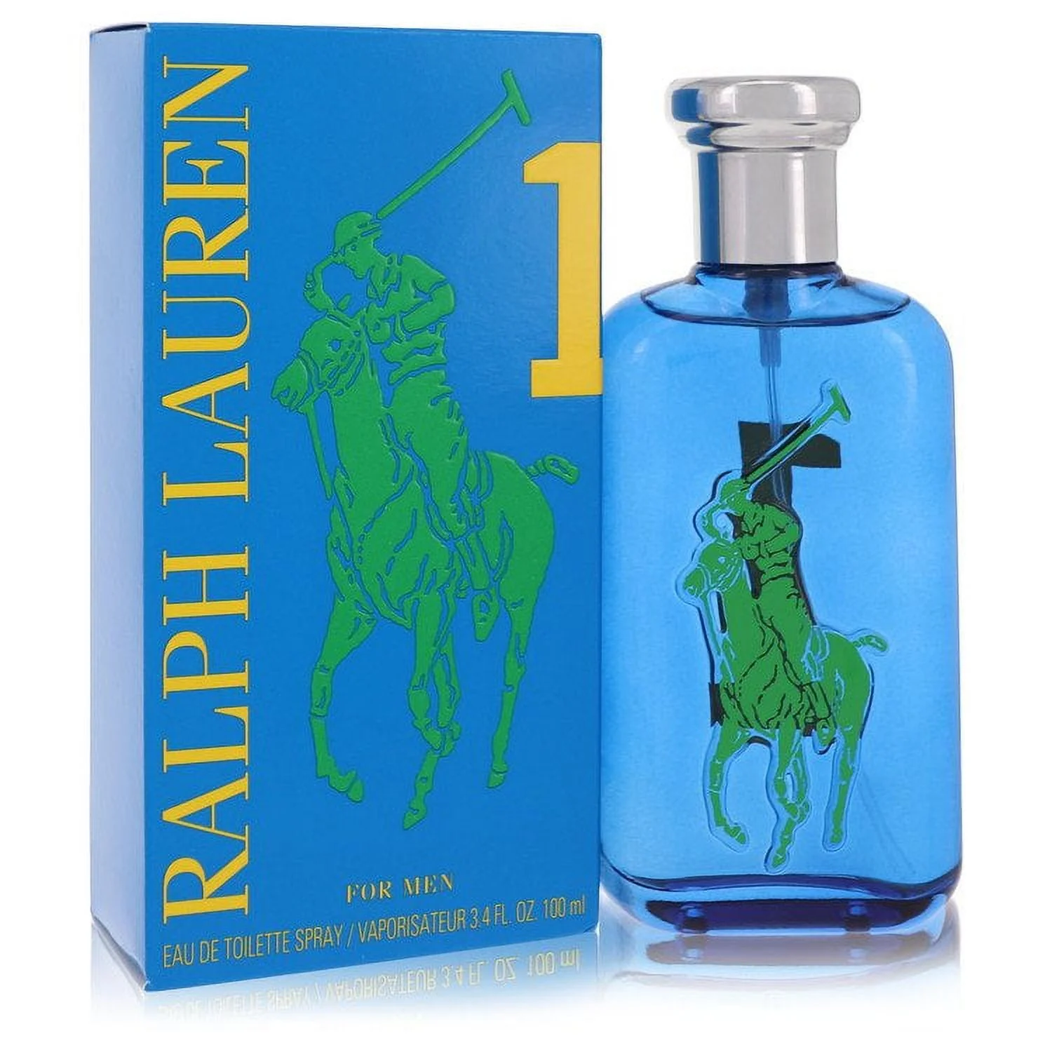Big Pony Blue by Ralph Lauren Eau De Toilette Spray 3.4 oz for Men - Brand New