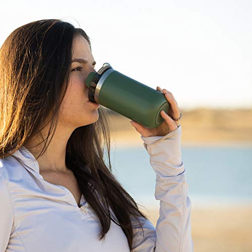 WACACO Octaroma Classico Vacuum Insulated Coffee Mug, Double-wall Stainless Steel Travel Tumbler With Drinking Lid, 6 fl oz (180ml), Carmine Red