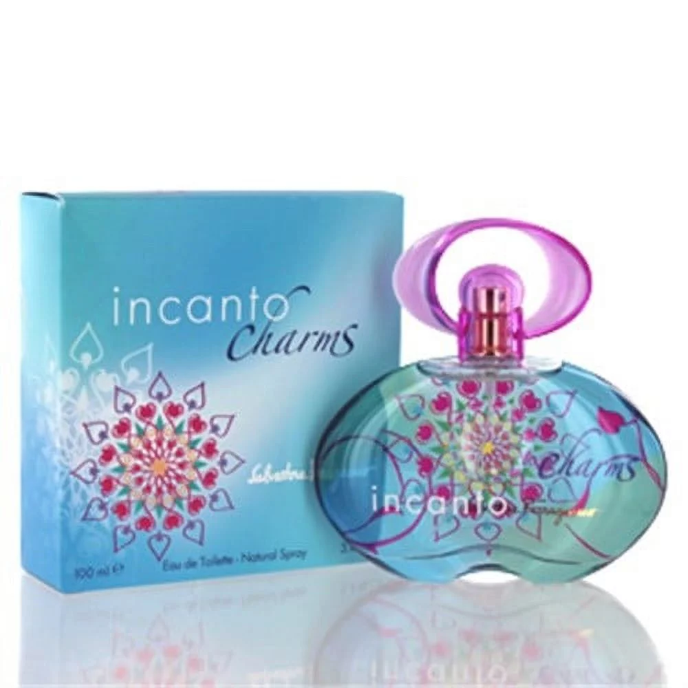 S. FERRAGAMO, Incanto Charms By Salvatore Ferragamo For Women. Eau De Toilette Spray 3.4 OZ