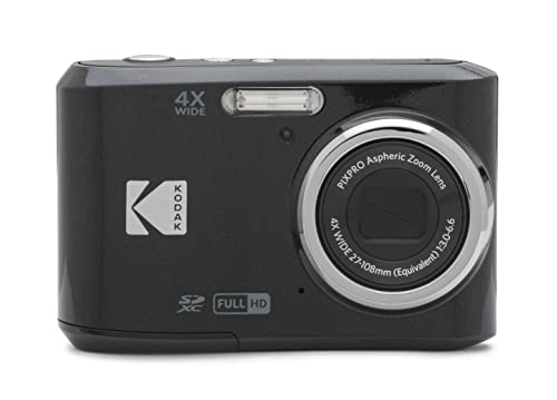 KODAK PIXPRO Friendly Zoom FZ45-BK 16MP Digital Camera with 4X Optical Zoom 27mm Wide Angle and 2.7