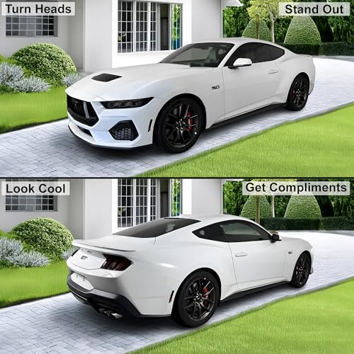 BOGAR TECH DESIGNS Rear Taillight Tail Light Tint Kit Film PPF Compatible with Ford Mustang 2024-2025, Dark Smoke