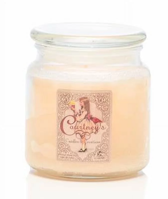 WARM VANILLA SUGAR Courtneys Candles Maximum Scented 16oz Jar Candle