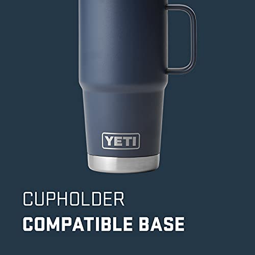YETI Rambler 20 oz Travel Mug, Stainless Steel, Vacuum Insulated with Stronghold Lid
