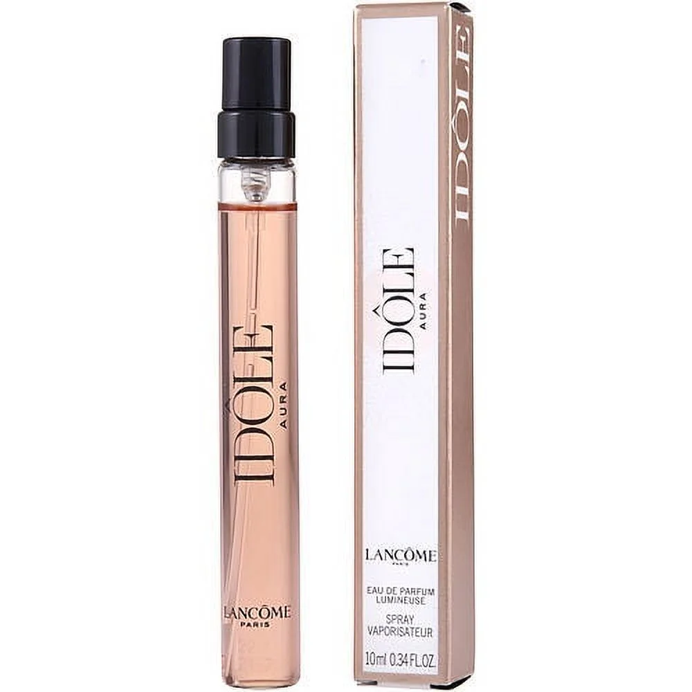 LANCOME IDOLE AURA EAU DE PARFUM SPRAY - 0.33 oz - Musk, Vanilla, Rose, Salt, Jasmine - Captivating Blend of Notes