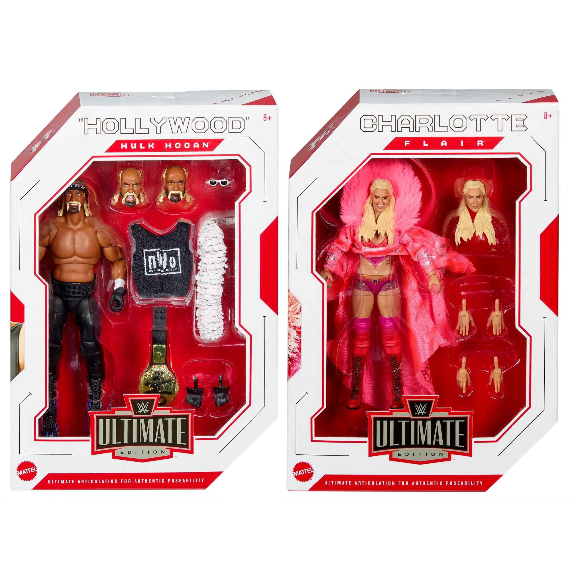 WWE Best of Ultimate Edition 3 - Complete Set of 2 Mattel WWE Toy Wrestling Action Figures