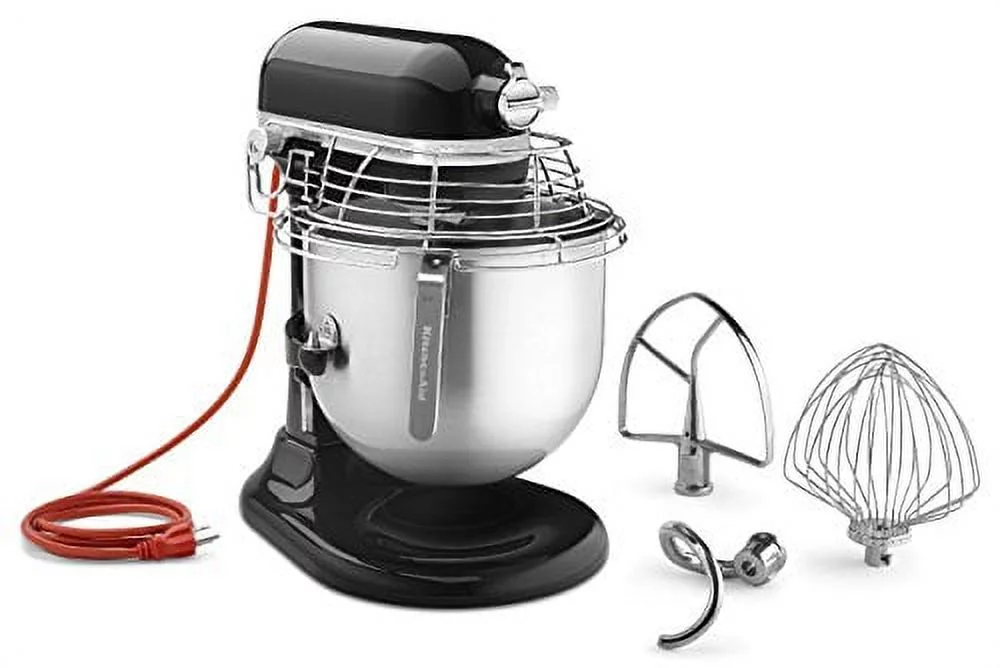 KitchenAid Commercial 8-Quart Bowl-Lift Stand Mixer with Bowl Guard | Onyx Black
