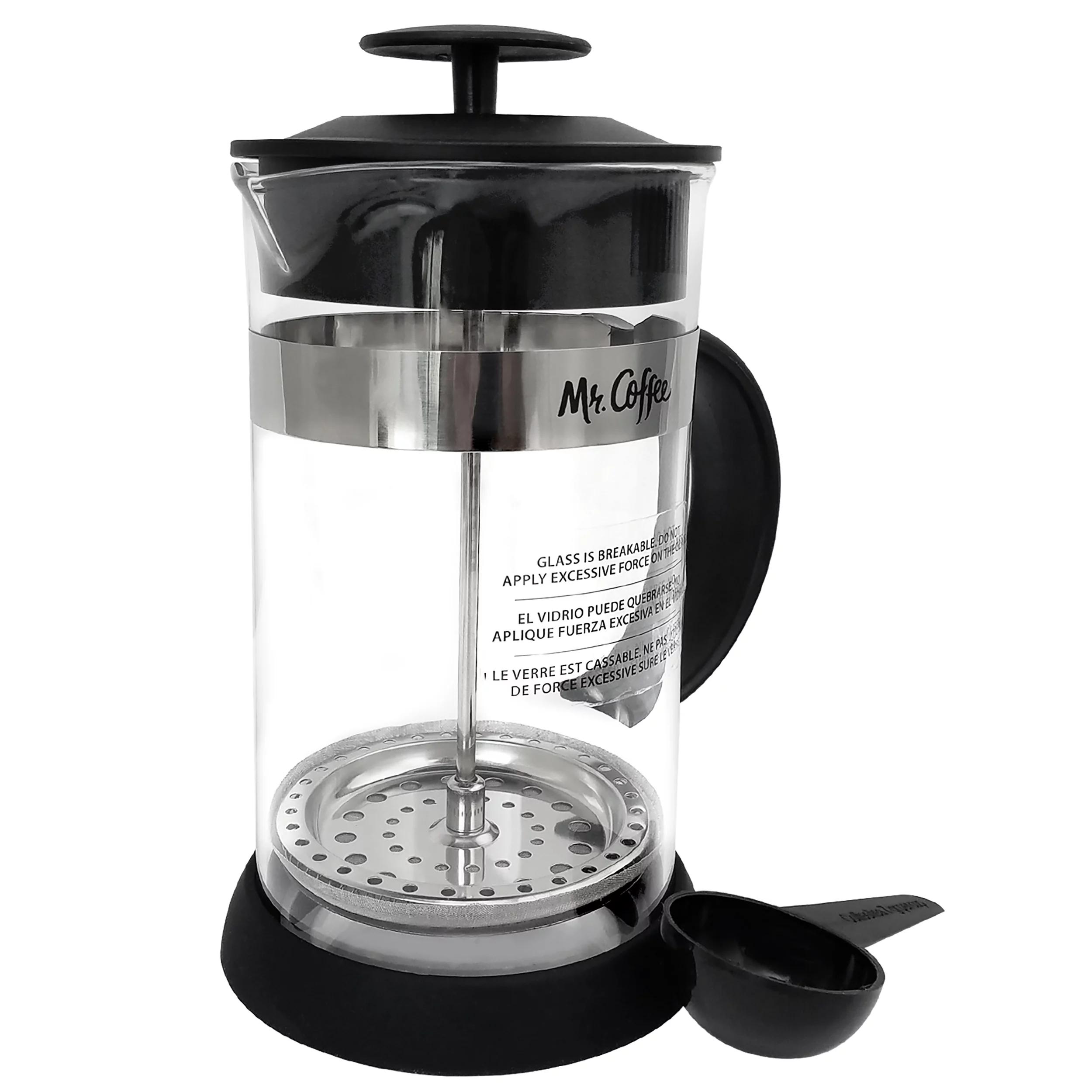 Cafe Oasis 1.1 Quart Glass Coffee Press