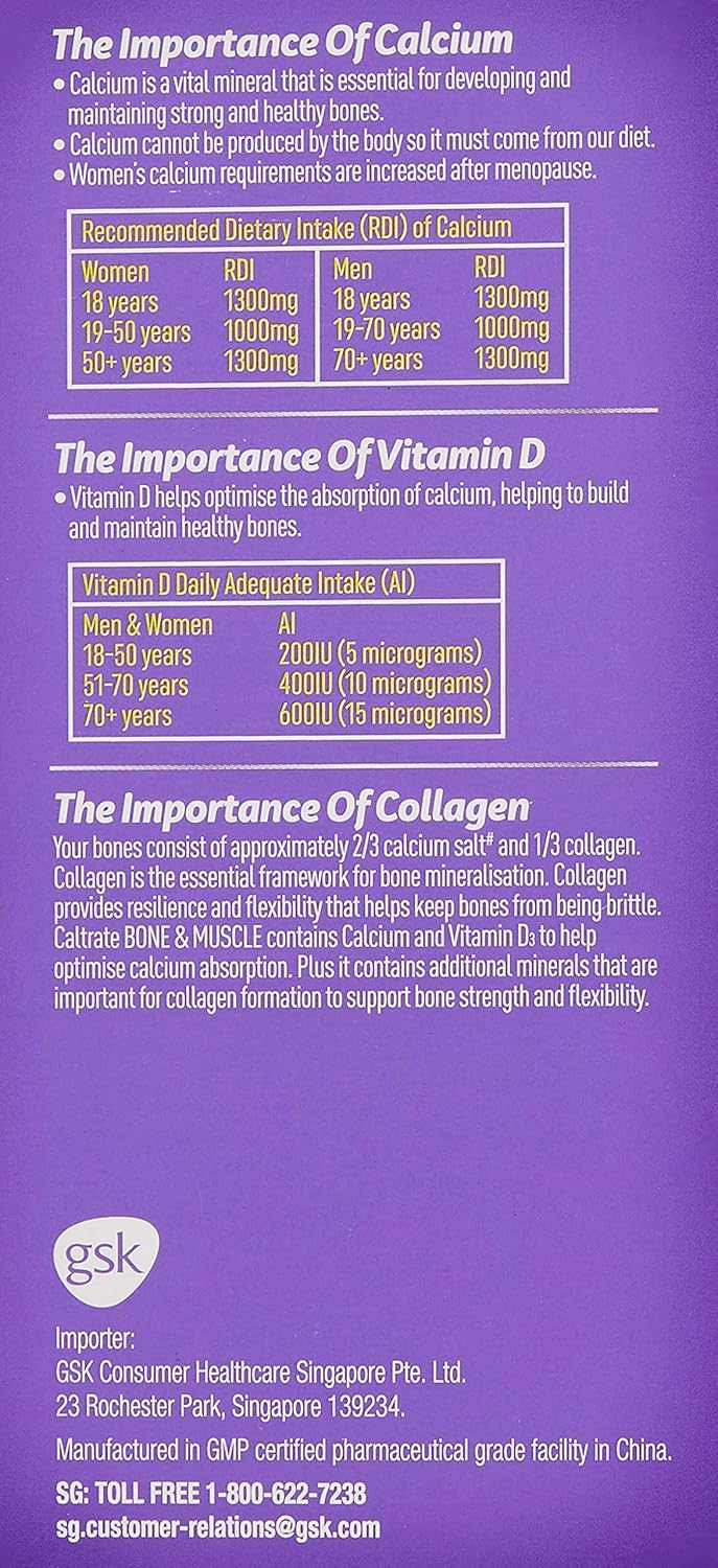 Caltrate Bone and Muscle 60 Tablets
