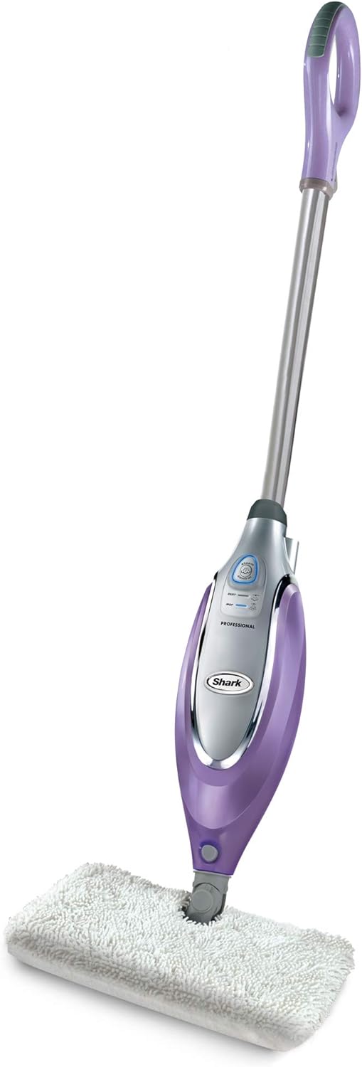 Shark Professional Electronic Super-Heated Steam Corded Pocket Mop Purple (Renewed)
