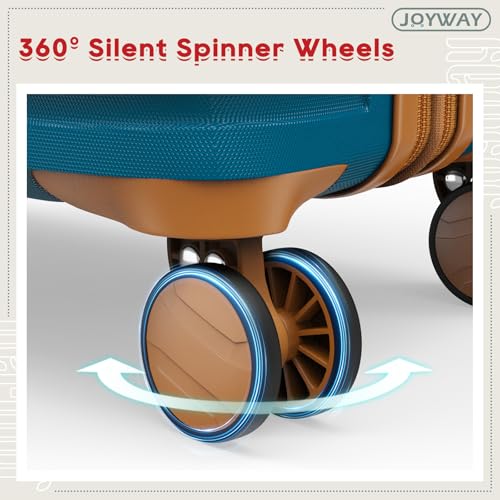 Joyway Expandable Carry on Luggage Sets Airline Approved, Lightweight Hard Shell 20 Inch Carry-on Suitcase with Spinner Wheels