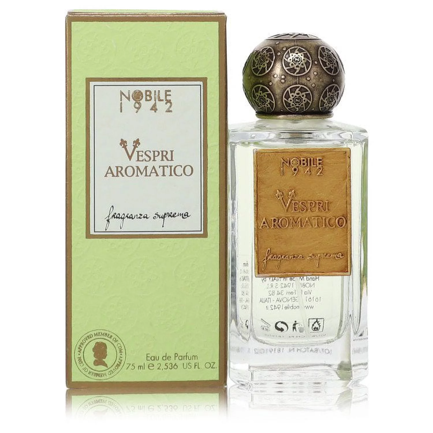 Vespri Aromatico by Nobile 1942 Eau De Parfum Spray (Unisex) 2.5 oz for Female