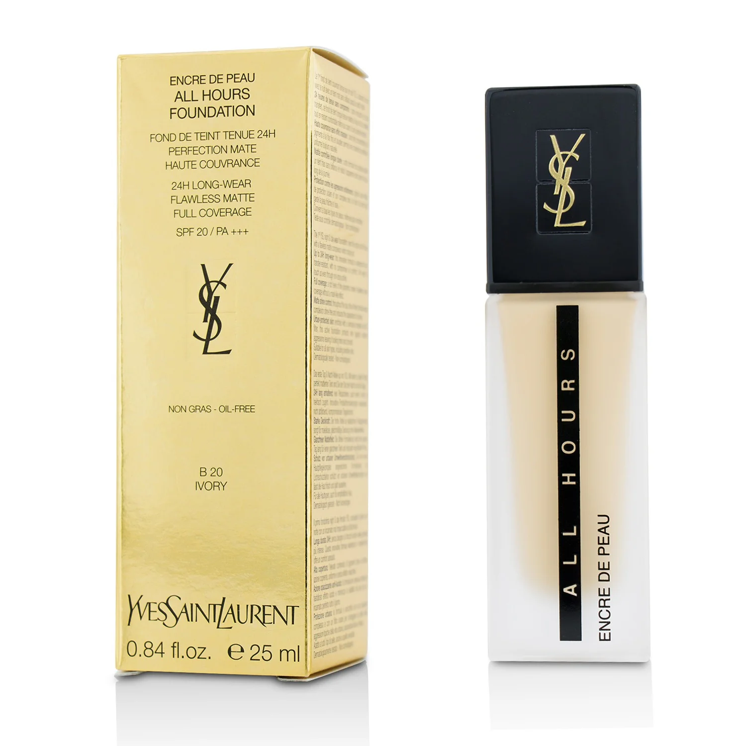 Yves Saint Laurent All Hours Foundation SPF 20 - # BR30 Cool Almond  25ml/0.84oz