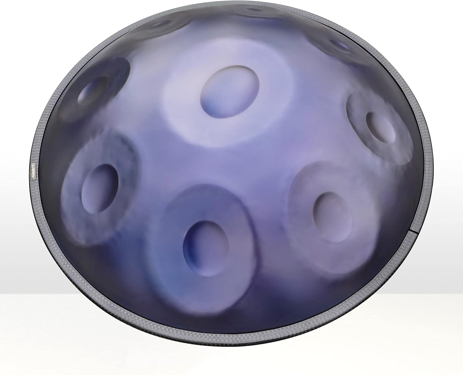 GLADFRESIT Handpan Drum 9 notes 22inchBlack Performer in D Kurd Minor with handpan stand, handpan case, durable mallets and dust-free cloth