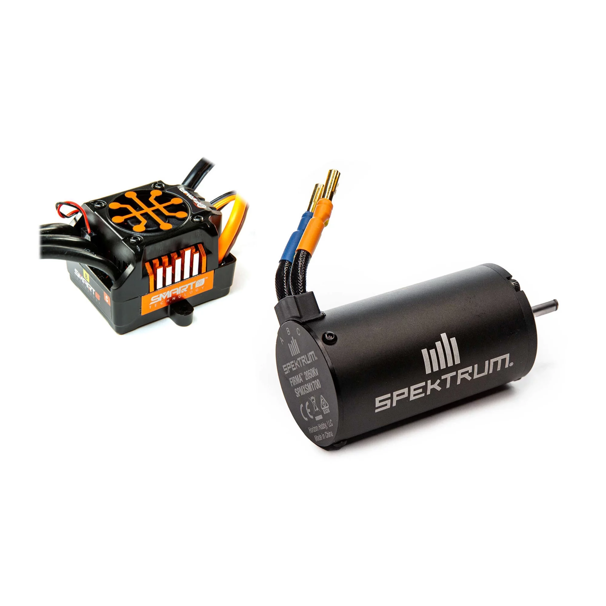 Spektrum SMART FIRMA 150A BL Smart ESC/2050Kv Sensorless MotCombo SPMXSEMC05 Car Speed Controls & Accessories