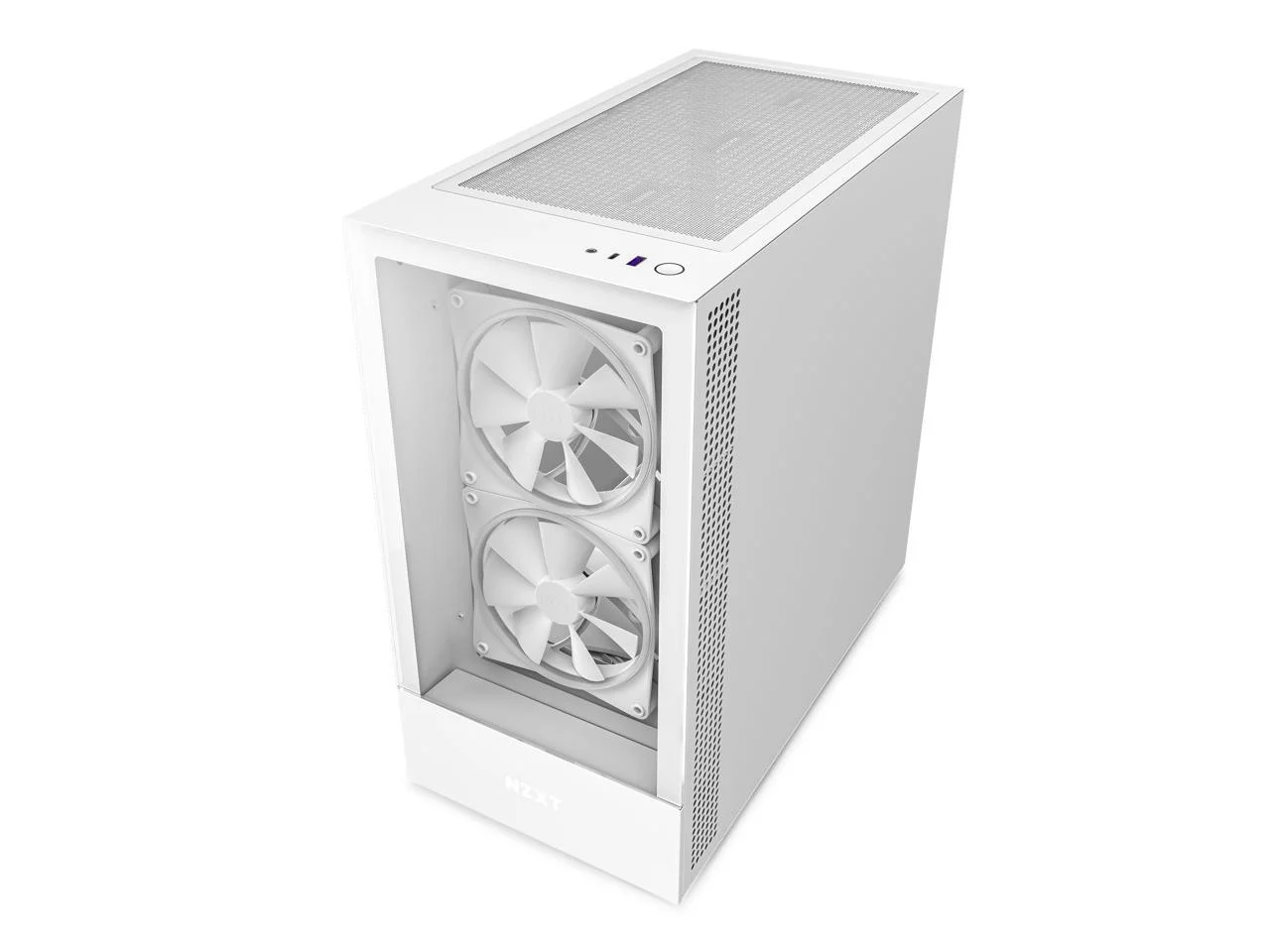 NZXT H5 Elite - All White CC-H51EW-01 White SGCC Steel, Tempered Glass ATX, Micro-ATX, mini-ITX Computer Cases