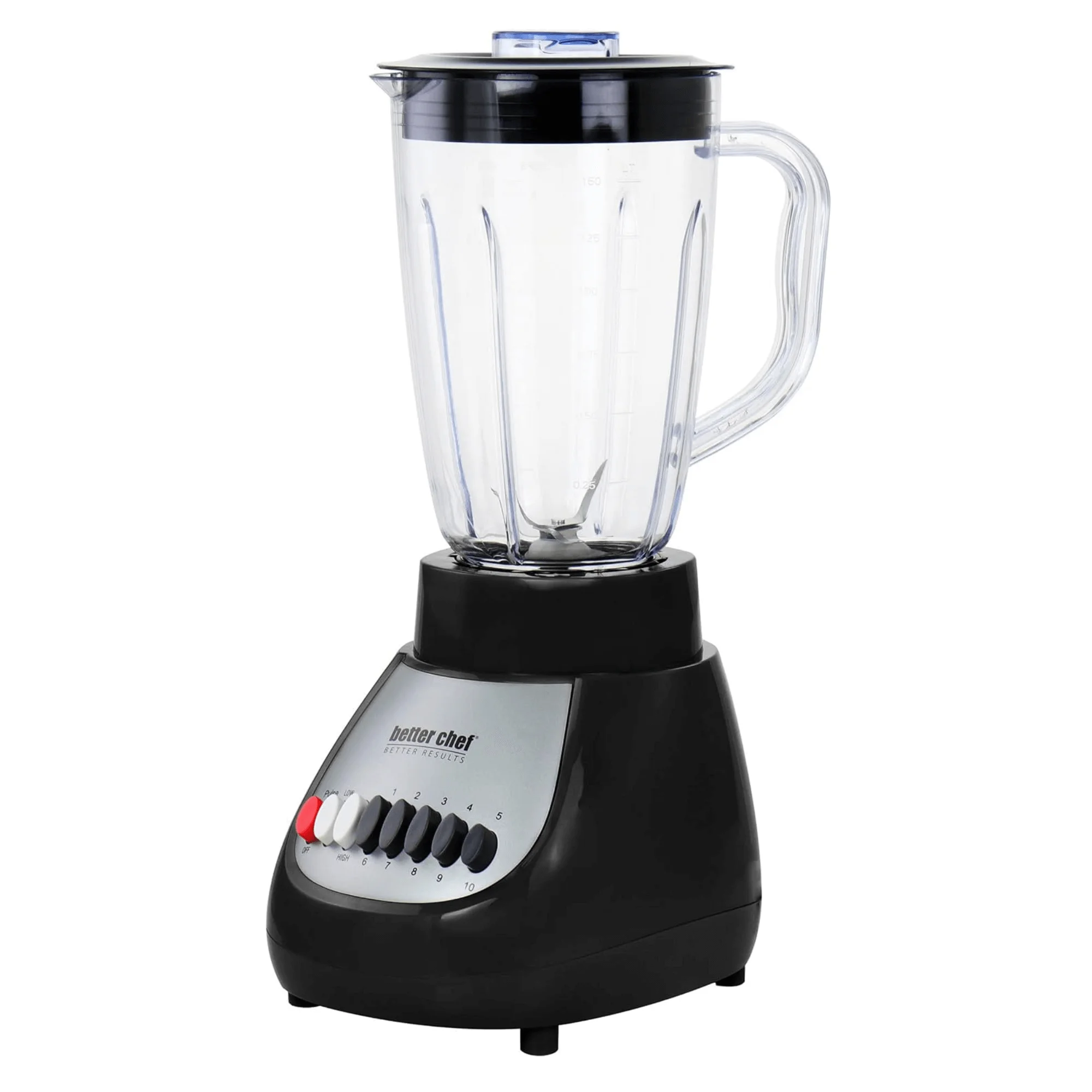 Better Chef 10 Speed 350W Plastic Jar Blender in Black