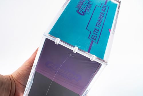 Premium ETB Magnetic Acrylic Display Case - Compatible with Pokemon Elite Trainer Box